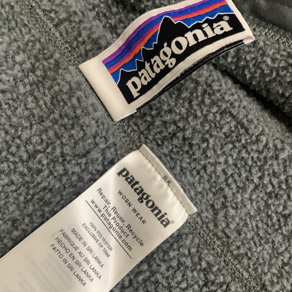 Patagonia 2xHost Pick Youth Two Tone Grey Full Zip Jakcet - Picture 7 of 7